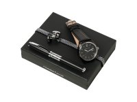 Подарочный набор: часы наручные, запонки, ручка роллер