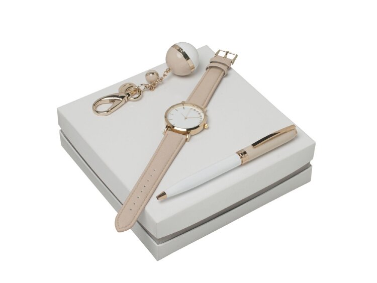Подарочный набор Bird: брелок, часы наручные, ручка шариковая