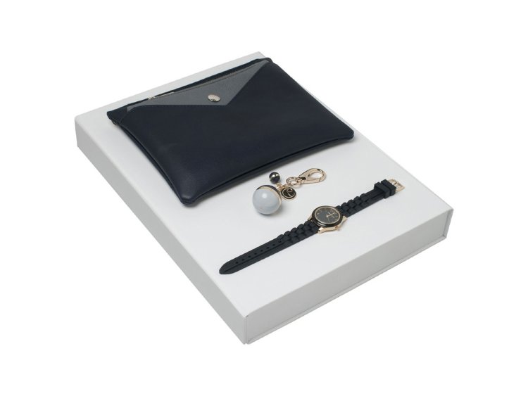 Подарочный набор Bird: брелок, часы наручные, сумочка