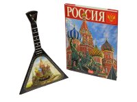 Подарочный набор Музыкальная Россия: балалайка, книга Россия