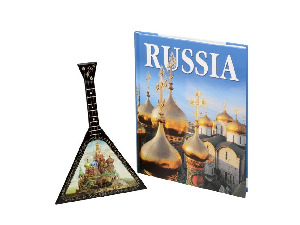 Подарочный набор Музыкальная Россия: балалайка, книга  RUSSIA