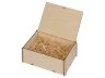Деревянная коробка с наполнителем-стружкой Ларь